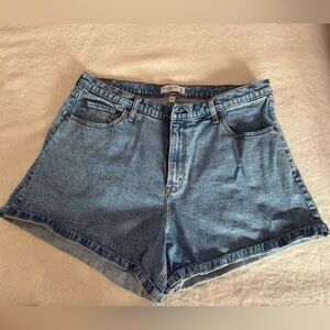 A&F high rise dad shorts
